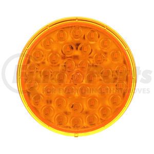 817A-36 by PETERSON LIGHTING - 817A-36/818A-36 Series Piranha&reg; LED 4" Round LED Front and Rear Turn Signal, AMP - Amber Grommet Mount