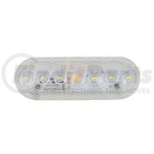 820C-7 by PETERSON LIGHTING - 820C-7/823C-7 LumenX® Oval LED Back-Up Light, AMP - Clear, Grommet Mount