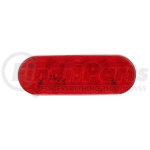 820R-7 by PETERSON LIGHTING - 820R-7/823R-7 LumenX® Oval LED Stop, Turn and Tail Light, AMP - Red Grommet Mount