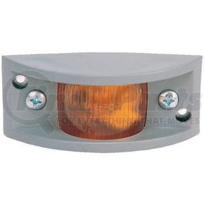 M122A by PETERSON LIGHTING - Incandescent Marker/ Clearance, PC-Rated, Rectangular, Armored, 4.88"X2", amber, bulk pack