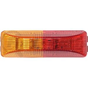 M161A-R by PETERSON LIGHTING - LED Marker/ Clearance, P2, Rectangular, 4"X1.25", amber, bulk pack