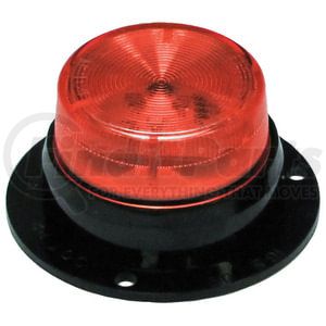 M164SR by PETERSON LIGHTING - LED Marker/ Clearance, P2, Round, Side Marker Flange, 2", red, bulk pack