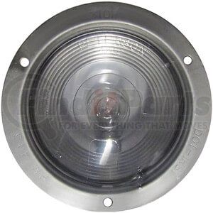 M411SC by PETERSON LIGHTING - 411 4" Round with Flange Back-Up Light - Stainless-Steel, Clear