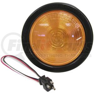M431KA by PETERSON LIGHTING - Incandescent Turn Signal, Round, Kit, 4", amber, bulk pack