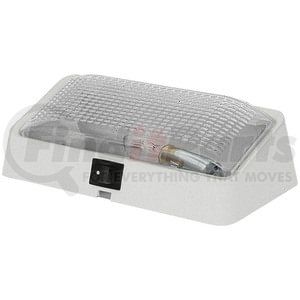 V384S by PETERSON LIGHTING - Incandescent Porch/ Utility Light, Rectangular, Clear White w/ Switch 6.375"X3.5", white + amber, Viz Pack