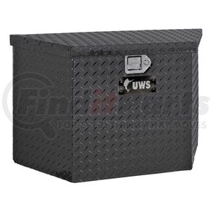 TBV-49-BLK by UWS - Gloss Black Aluminum 49" Trailer Tongue Box (LTL Shipping Only)