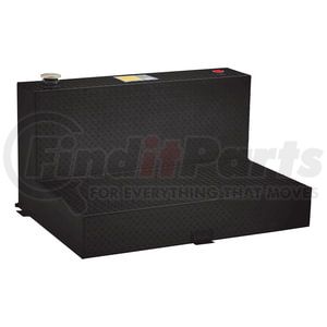 TT-75-L-T-P-BLK by UWS - Gloss Black 75-Gallon L-Shape Aluminum Transfer Tank