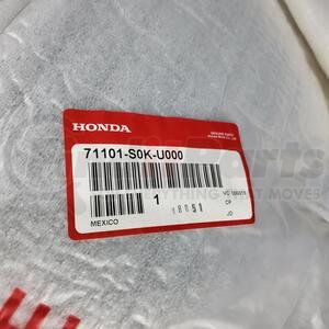 71101-S0K-U000 by HONDA - FACE FR BUMPR RAW