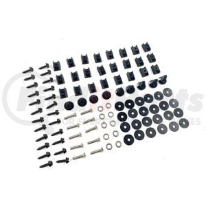 Fairchild KD4171 Fender Flare Set 101-PC Fender Flare Hardware Kit for 1997-2006 Jeep Wrangler TJ