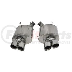 14321 by CORSA - 3.0in. Axle-Back Dual Rear Exit with Twin 4.0in. Polished Pro-Series Tips