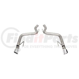 21086 by CORSA - 3.0in. Axle-Back Dual Rear Track Series Exhaust System with 4.5in. Polished Pro-Series Tips