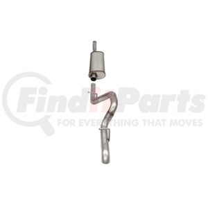 21123 by CORSA - 2.75in. Cat-Back Single Rear Exit with Turn Down Tip