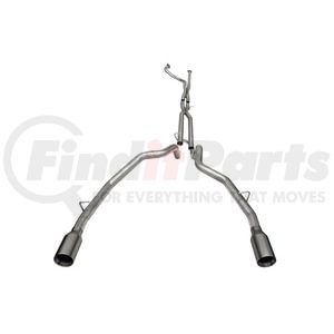 21190GNM by CORSA - 3.0in. Dual Rear Exit Catback Exhaust System with Flat Cut 5.0in. Dual Wall Tips