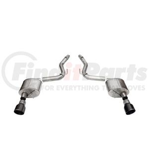 21252BLK by CORSA - 3.0' DUAL REAR EXIT SPORT AXLE-BACK