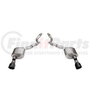 21272BLK by CORSA - 3.0' DUAL REAR EXIT SPORT AXLE-BACK