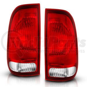 311307 by ANZO - Tail Light Assembly; Red/Clear Lens; OE Replacement;