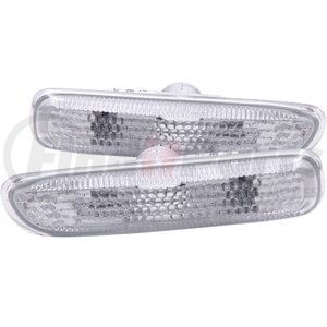 511024 by ANZO - Side Marker Light Assembly; White; Clear Lens Housing; Pair;