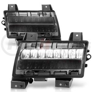 Anzo 511085 Side Marker Light Assembly Side Marker Light Assembly; LED; Smoke Lens; Chrome Housing; w/Sequential Signal;