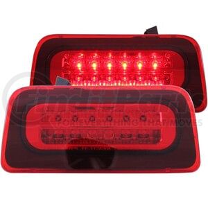 531020 by ANZO - Third Brake Light Assembly; LED; Red/Clear Lens;