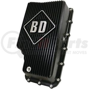 1061720 by BD DIESEL - Deep Sump Transmission Pan; Holds 6 Quarts; Incl. Pan w/Temp Sending Unit/Magnetic Drain Plug/Hardware;
