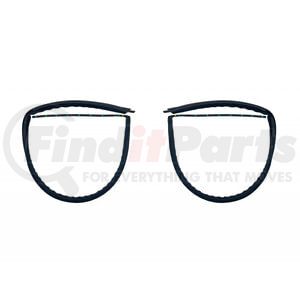 KF4120 by FAIRCHILD - Front Roof Panel Weatherstrip Seal for 1999-2016 Ford Super Duty Trucks