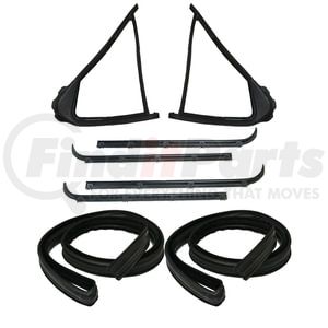 KF4926 by FAIRCHILD - 8 pc Belt Weatherstrip, Vent Window Seal,Window Channel Kit