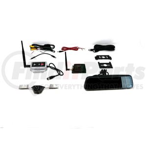 TRNS2191 by BRANDMOTION - Wireless Transparent Trailer® 3rd Brake Light Camera System For Chevy/GMC; CHMSL Bezel Camera FullVUE® Mirror/Wireless Always On CMOS Camera; TouchScreen Adjust View; 300 ft.;