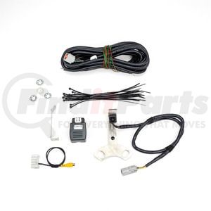 SUTV8837 by BRANDMOTION - SummitView™ For Jeep® Rear Vision Camera w/OEM Grade Camera; Includes Flash Module For 6.1 in. Factory Display; Exclusive Stainless Steel Rear Tire Mount; No Parking Gridlines;