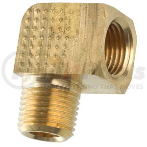 PTF-46B by AGS COMPANY - Brass Street Elbow, Male (1/8-27 NPT), Female (1/8-27 NPT), 1/bag