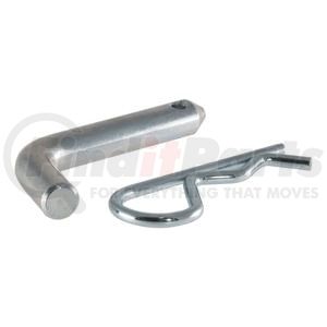 CURT Manufacturing 21400 Trailer Hitch Pin 1/2in. Hitch Pin (1-1/4in. Receiver; Zinc)