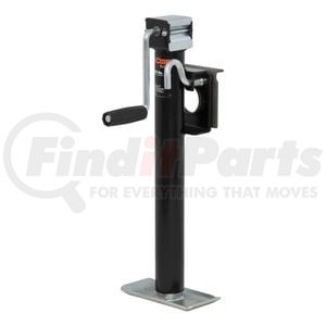 CURT Manufacturing 28306 Trailer Jack Bracket-Mount Swivel Jack with Side Handle (2;000 lbs; 15in. Travel)