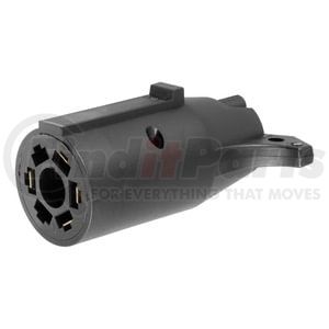 CURT Manufacturing 57240 Trailer Wiring Adapter Connector Electrical Adapter (7-Way RV Blade Vehicle to 4-Way Flat Trailer)