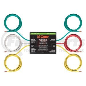 CURT Manufacturing 56196 Trailer Wire Converter 2-to-3-Wire Taillight Converter