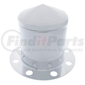 United Pacific 10251 Axle Hub Cover Kit Axle Hub Cover Kit - Chrome, Rear, Steel/Aluminum Wheel