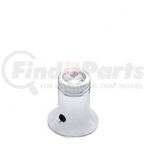 United Pacific 21780 Radio Knob Radio Knob - C.B. Channel Knob, Clear Diamond