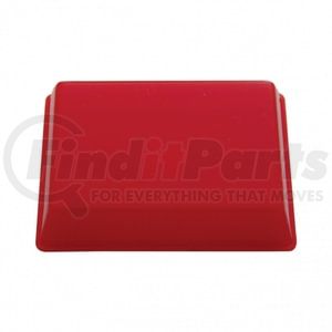 30826 by UNITED PACIFIC - Dome Light Lens - 2 1/16" x 2 7/8", Red