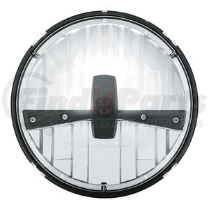 31289 by UNITED PACIFIC - ULTRALIT 5 High Power LED 7" Round Dual Function Headlight, Black