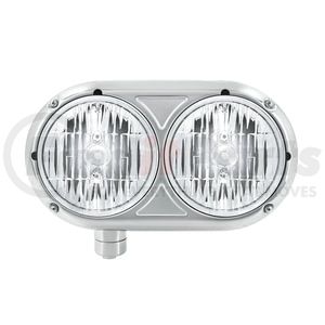 32194 by UNITED PACIFIC - Crystal Halogen Headlight Assembly with 304 SS Housing for Peterbilt 359 - Driver Side