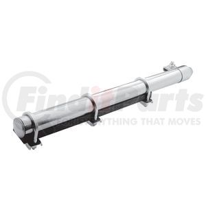 10631 by UNITED PACIFIC - Truck Quarter Fender Bracket - Deluxe, Stainless Steel, with Tube/U- Clamps