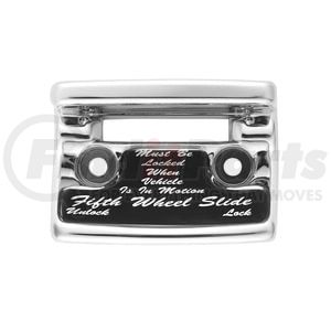 21022 by UNITED PACIFIC - Dash Switch Cover - Switch Guard, "Fifth Wheel", Black Sticker