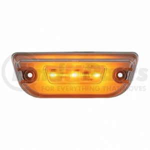 36892 by UNITED PACIFIC - Truck Cab Light - 11 LED Peterbilt 579 & Kenworth T680 "Glo", Amber LED/Clear Lens