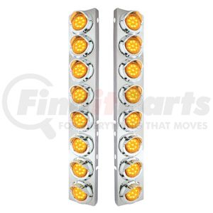 33600 by UNITED PACIFIC - Air Cleaner Light Box Panel - 16 Cutouts, 2" Light, Amber LED/Lens