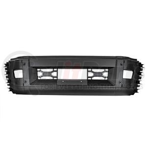 United Pacific 41806 Bumper Replacement Center Bumper For 2018-2024 Volvo VNL, Black, OE 82750060