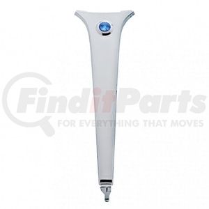 United Pacific 41954 Dashboard Trim Dashboard Trim - Dash Panel Trim, Center, with Blue Diamond, for Freightliner