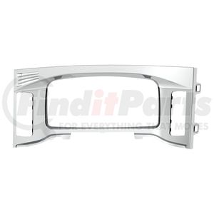 United Pacific 42427 Instrument Panel Bezel Instrument Panel Bezel - Center, Chrome, Plastic, for 2018-2023 Freightliner