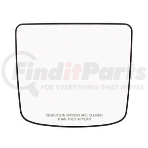 42834 by UNITED PACIFIC - Door Mirror - Auxiliary, Convex, Heated, for 2004-2012 Volvo VNL