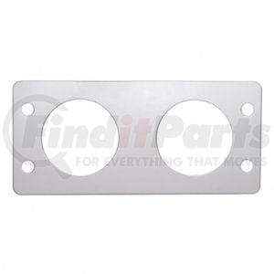 United Pacific 48360 Dashboard Trim Air Valve Dash Trim - Stainless Steel, for Kenworth