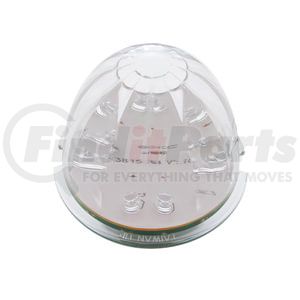 38153 by UNITED PACIFIC - Truck Cab Light - 17 LED, Watermelon, Amber LED/Clear Lens, without Housing