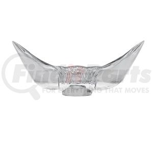 72005 by UNITED PACIFIC - Hood Ornament - Bull Horn