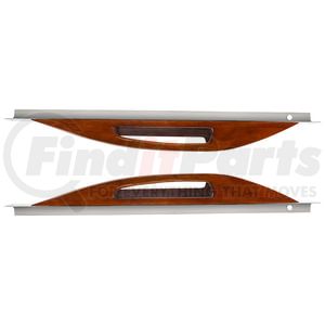 88070 by UNITED PACIFIC - Door Armrest - Wood, for Peterbilt